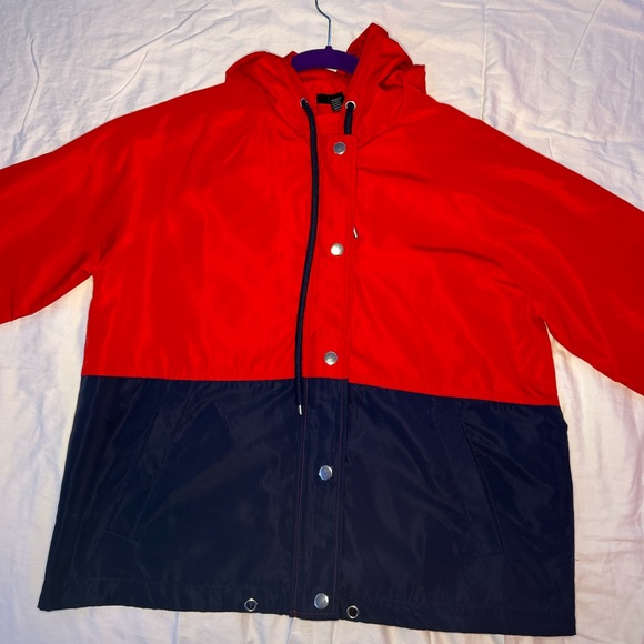 Forever 21 Red & Blue Windbreaker - Picture 1 of 3